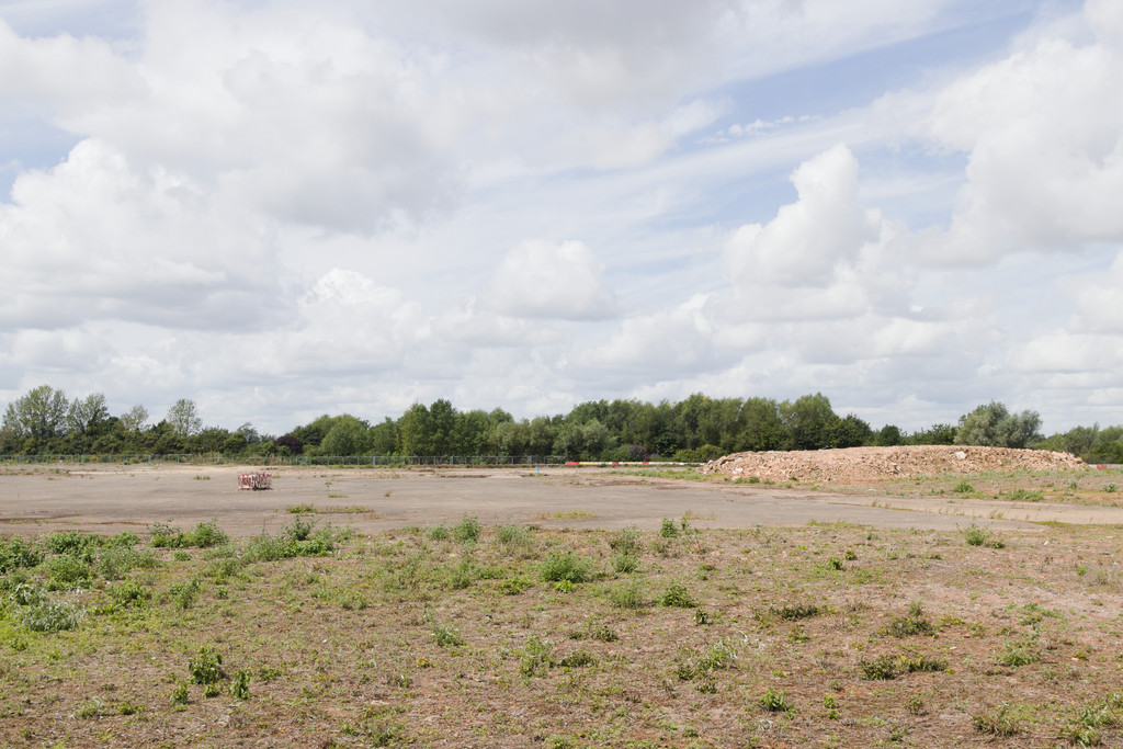 Cleared former brickworks site at Kempston Hardwick